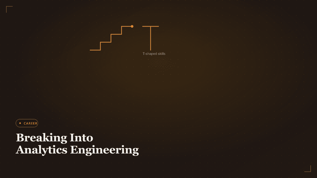 Breaking Into Analytics Engineering article thumbnail